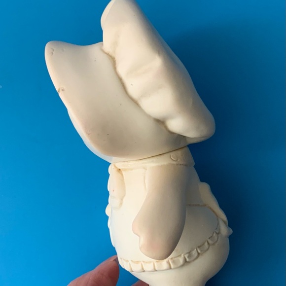 Vintage White Plastic Pillsbury Dough Boy with Blue Accents - Picture 13 of 16